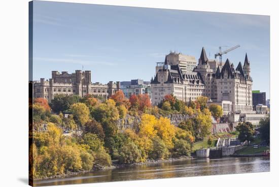 Canada, Ontario, Ottawa, autumn-Walter Bibikow-Stretched Canvas