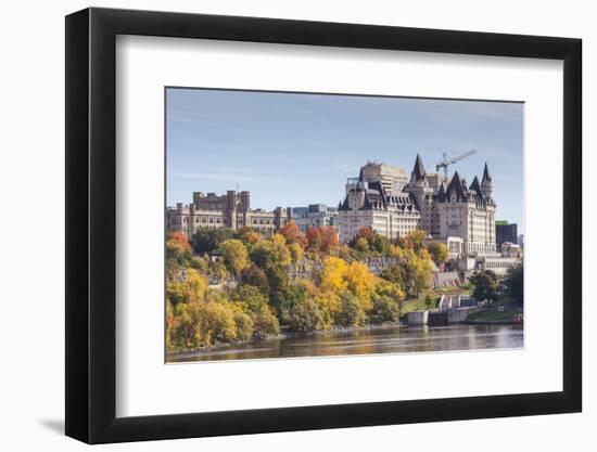 Canada, Ontario, Ottawa, autumn-Walter Bibikow-Framed Premium Photographic Print