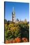 Canada, Ontario, Ottawa, Canadian Parliament Building, Peace Tower-Walter Bibikow-Stretched Canvas