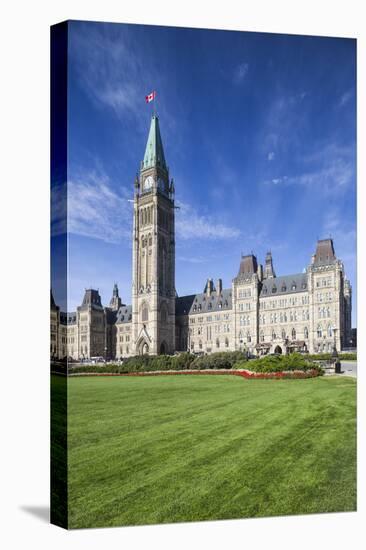 Canada, Ontario, Ottawa, Canadian Parliament Building-Walter Bibikow-Stretched Canvas