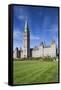 Canada, Ontario, Ottawa, Canadian Parliament Building-Walter Bibikow-Framed Stretched Canvas