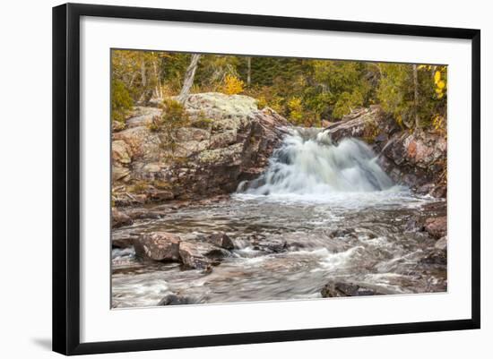 Canada, Ontario, Rainbow Falls Provincial Park, Rainbow Falls-Frank Zurey-Framed Photographic Print