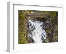 Canada, Ontario, Rainbow Falls Provincial Park, Rainbow Falls-Frank Zurey-Framed Photographic Print