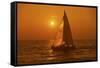 Canada, Ontario. Sailing on Lake Ontario at Sunset-Jaynes Gallery-Framed Stretched Canvas