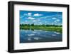 Canada, Ontario, Thousand Islands. Cloud reflection in St. Lawrence River.-Jaynes Gallery-Framed Photographic Print