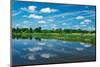 Canada, Ontario, Thousand Islands. Cloud reflection in St. Lawrence River.-Jaynes Gallery-Mounted Photographic Print