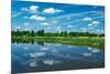 Canada, Ontario, Thousand Islands. Cloud reflection in St. Lawrence River.-Jaynes Gallery-Mounted Photographic Print