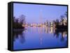 Canada, Ontario, Toronto, Cn Tower and Downtown Skyline from Toronto Island-Alan Copson-Framed Stretched Canvas