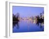 Canada, Ontario, Toronto, Cn Tower and Downtown Skyline from Toronto Island-Alan Copson-Framed Photographic Print