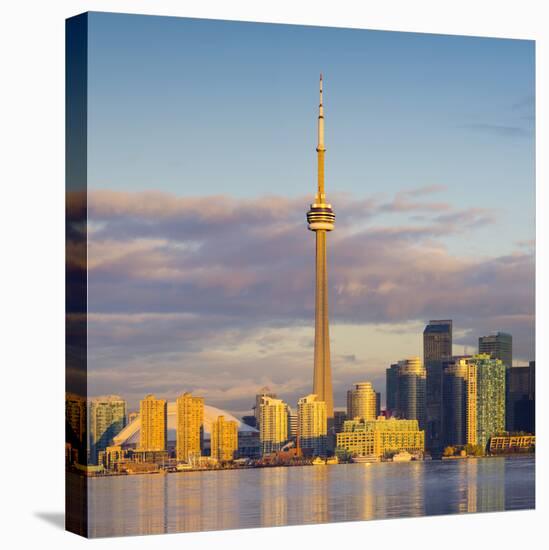 Canada, Ontario, Toronto, Cn Tower and Downtown Skyline-Alan Copson-Stretched Canvas