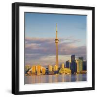 Canada, Ontario, Toronto, Cn Tower and Downtown Skyline-Alan Copson-Framed Photographic Print