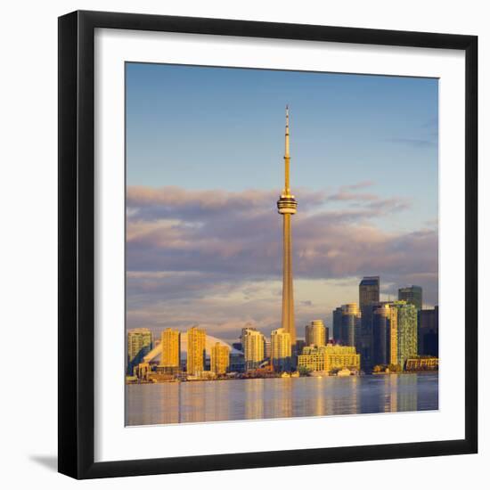 Canada, Ontario, Toronto, Cn Tower and Downtown Skyline-Alan Copson-Framed Photographic Print