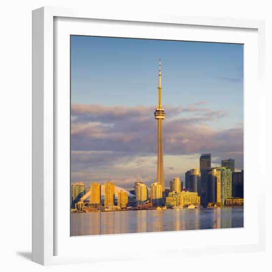 Canada, Ontario, Toronto, Cn Tower and Downtown Skyline-Alan Copson-Framed Photographic Print