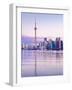 Canada, Ontario, Toronto, Cn Tower and Downtown Skyline-Alan Copson-Framed Photographic Print