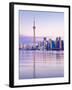 Canada, Ontario, Toronto, Cn Tower and Downtown Skyline-Alan Copson-Framed Photographic Print