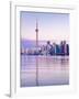 Canada, Ontario, Toronto, Cn Tower and Downtown Skyline-Alan Copson-Framed Photographic Print