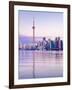 Canada, Ontario, Toronto, Cn Tower and Downtown Skyline-Alan Copson-Framed Photographic Print