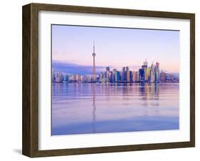 Canada, Ontario, Toronto, Cn Tower and Downtown Skyline-Alan Copson-Framed Photographic Print