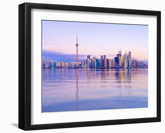 Canada, Ontario, Toronto, Cn Tower and Downtown Skyline-Alan Copson-Framed Photographic Print