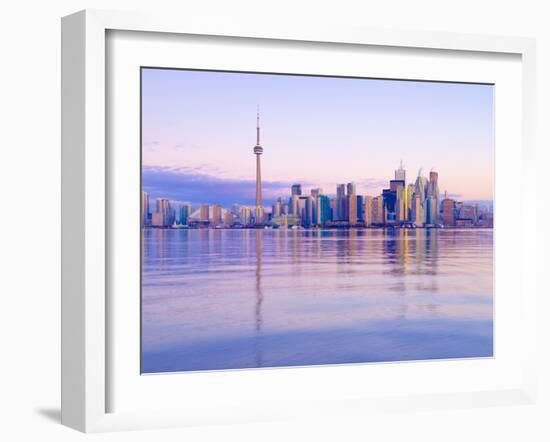 Canada, Ontario, Toronto, Cn Tower and Downtown Skyline-Alan Copson-Framed Photographic Print