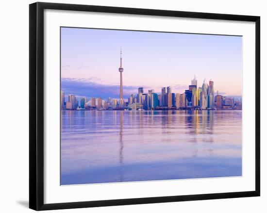 Canada, Ontario, Toronto, Cn Tower and Downtown Skyline-Alan Copson-Framed Photographic Print