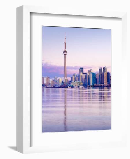 Canada, Ontario, Toronto, Cn Tower and Downtown Skyline-Alan Copson-Framed Photographic Print