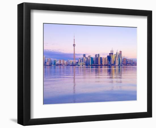 Canada, Ontario, Toronto, Cn Tower and Downtown Skyline-Alan Copson-Framed Photographic Print