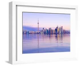 Canada, Ontario, Toronto, Cn Tower and Downtown Skyline-Alan Copson-Framed Photographic Print