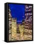 Canada, Ontario, Toronto, Downtown Financial District, Cn Tower-Alan Copson-Framed Stretched Canvas