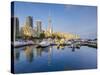 Canada, Ontario, Toronto, Marina Quay West, Skyline with Cn Tower-Alan Copson-Stretched Canvas