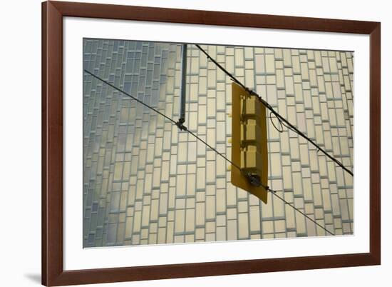 Canada, Ontario, Toronto. Streetlight rear and building facade-Michele Molinari-Framed Premium Photographic Print