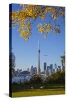 Canada, Ontario, Toronto, View of Cn Tower and City Skyline from Center Island-Jane Sweeney-Stretched Canvas