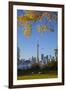 Canada, Ontario, Toronto, View of Cn Tower and City Skyline from Center Island-Jane Sweeney-Framed Photographic Print