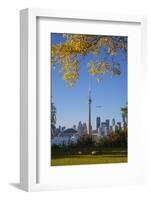 Canada, Ontario, Toronto, View of Cn Tower and City Skyline from Center Island-Jane Sweeney-Framed Photographic Print