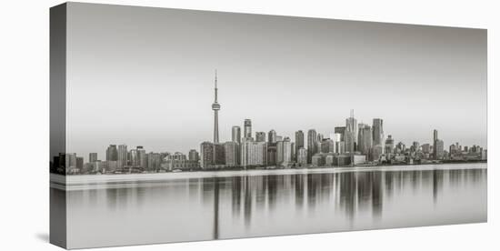 Canada, Ontario, Toronto, View of Cn Tower and City Skyline-Jane Sweeney-Stretched Canvas