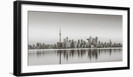 Canada, Ontario, Toronto, View of Cn Tower and City Skyline-Jane Sweeney-Framed Photographic Print