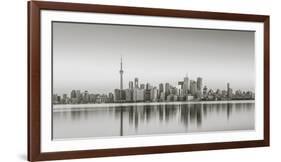 Canada, Ontario, Toronto, View of Cn Tower and City Skyline-Jane Sweeney-Framed Photographic Print