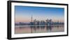 Canada, Ontario, Toronto, View of Cn Tower and City Skyline-Jane Sweeney-Framed Photographic Print