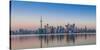 Canada, Ontario, Toronto, View of Cn Tower and City Skyline-Jane Sweeney-Stretched Canvas