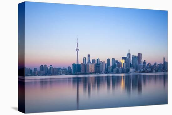 Canada, Ontario, Toronto, View of Cn Tower and City Skyline-Jane Sweeney-Stretched Canvas