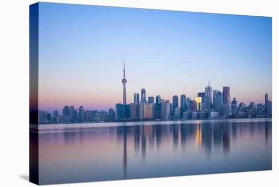 Canada, Ontario, Toronto, View of Cn Tower and City Skyline-Jane Sweeney-Stretched Canvas