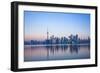 Canada, Ontario, Toronto, View of Cn Tower and City Skyline-Jane Sweeney-Framed Photographic Print