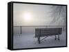 Canada, Ottawa, Ottawa River. Fog-Shrouded Winter Scene-Bill Young-Framed Stretched Canvas