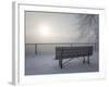 Canada, Ottawa, Ottawa River. Fog-Shrouded Winter Scene-Bill Young-Framed Photographic Print