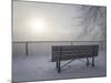 Canada, Ottawa, Ottawa River. Fog-Shrouded Winter Scene-Bill Young-Mounted Photographic Print