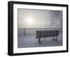 Canada, Ottawa, Ottawa River. Fog-Shrouded Winter Scene-Bill Young-Framed Photographic Print