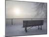 Canada, Ottawa, Ottawa River. Fog-Shrouded Winter Scene-Bill Young-Mounted Photographic Print