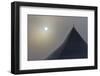 Canada, Ottawa. Top of Large Tent and Sun Muted by Fog-Bill Young-Framed Photographic Print