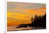 Canada, Pacific Rim National Park Reserve, Sunset from Tsusiat Falls Beach Camp-Jamie And Judy Wild-Framed Photographic Print