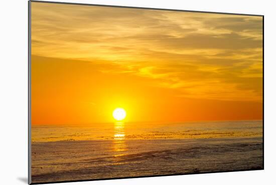 Canada, Pacific Rim National Park Reserve, Sunset from Tsusiat Falls Beach Camp-Jamie And Judy Wild-Mounted Photographic Print